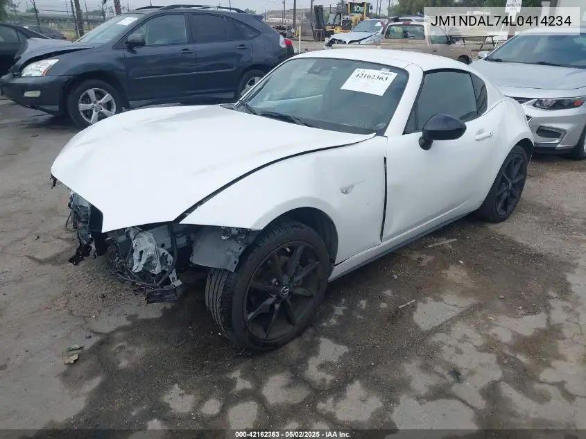 2020 Mazda Mx-5 Miata Rf Club VIN: JM1NDAL74L0414234 Lot: 42162363
