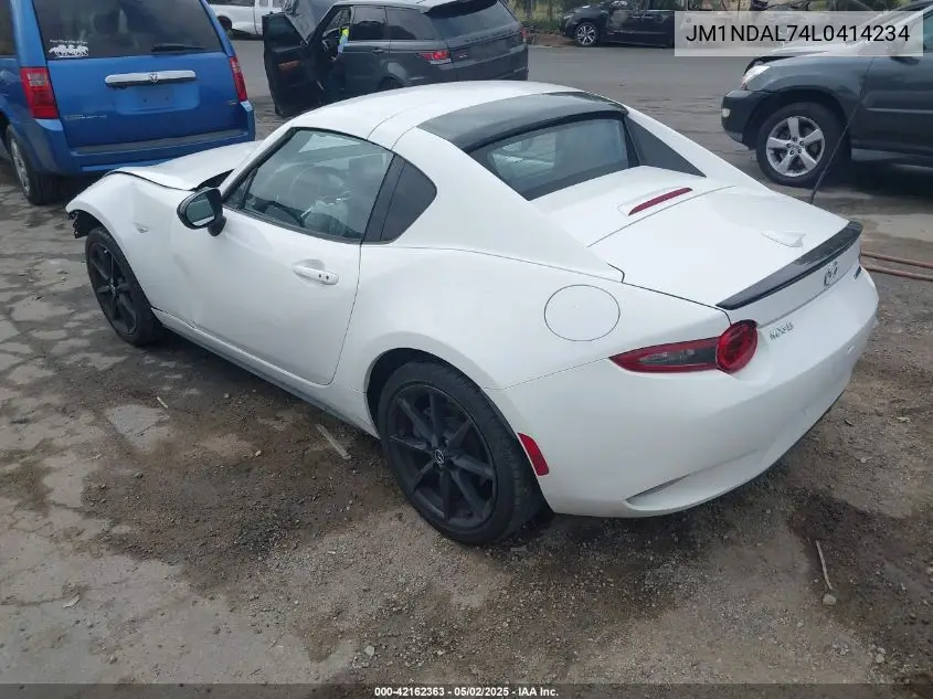 2020 Mazda Mx-5 Miata Rf Club VIN: JM1NDAL74L0414234 Lot: 42162363