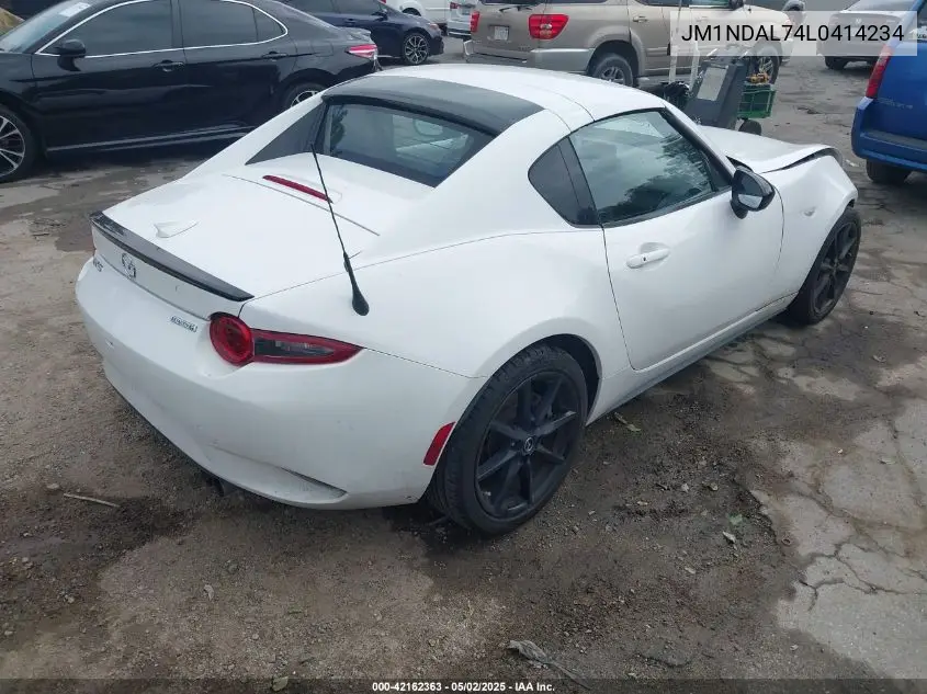 2020 Mazda Mx-5 Miata Rf Club VIN: JM1NDAL74L0414234 Lot: 42162363
