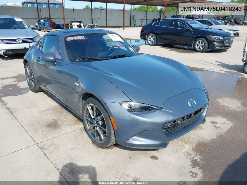 2020 Mazda Mx-5 Miata Rf Grand Touring VIN: JM1NDAM75L0418243 Lot: 42478742