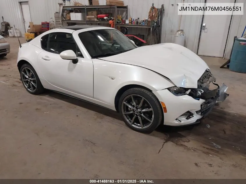2021 Mazda Mx-5 Miata Rf Grand Touring VIN: JM1NDAM76M0456551 Lot: 41488163