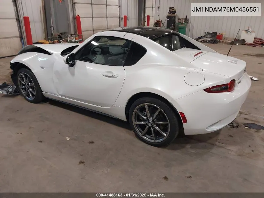 2021 Mazda Mx-5 Miata Rf Grand Touring VIN: JM1NDAM76M0456551 Lot: 41488163