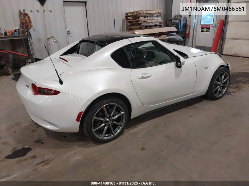 2021 Mazda Mx-5 Miata Rf Grand Touring VIN: JM1NDAM76M0456551 Lot: 41488163