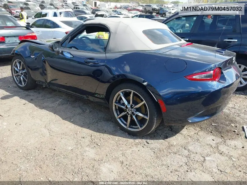 2021 Mazda Mx-5 Miata Grand Touring VIN: JM1NDAD79M0457032 Lot: 41931348