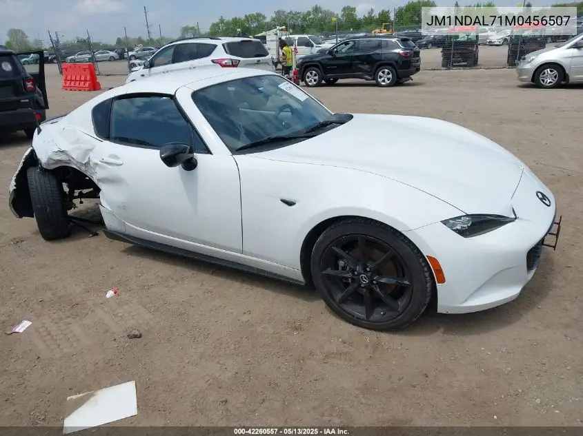 2021 Mazda Mx-5 Miata Rf Club VIN: JM1NDAL71M0456507 Lot: 42260557