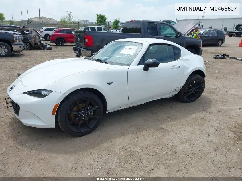 2021 Mazda Mx-5 Miata Rf Club VIN: JM1NDAL71M0456507 Lot: 42260557