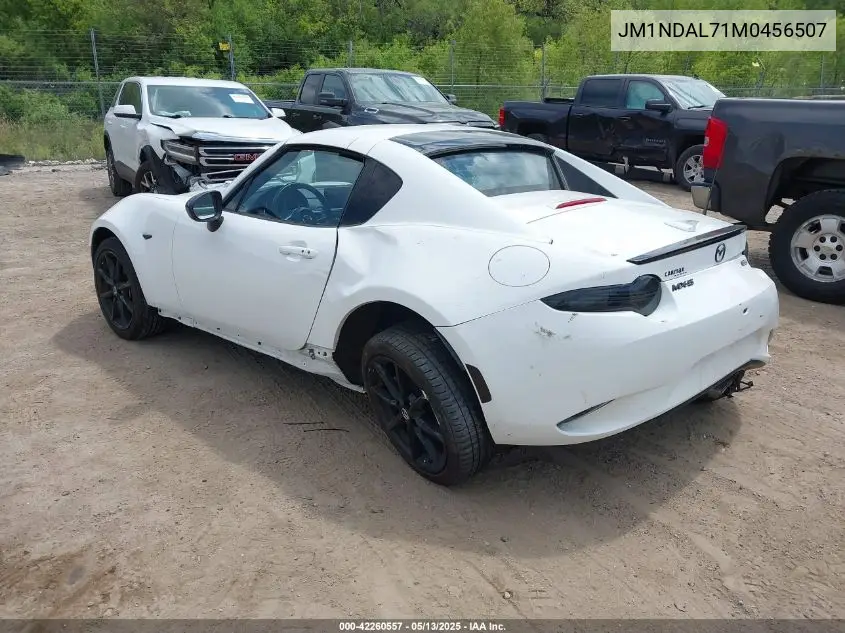 2021 Mazda Mx-5 Miata Rf Club VIN: JM1NDAL71M0456507 Lot: 42260557