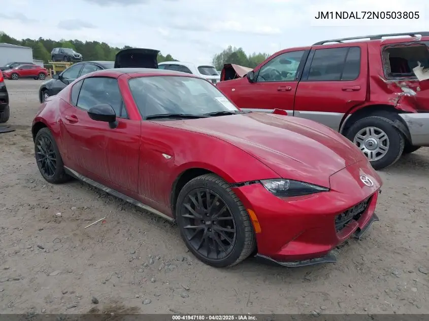 2022 Mazda Mx-5 Miata Rf Club VIN: JM1NDAL72N0503805 Lot: 41947180