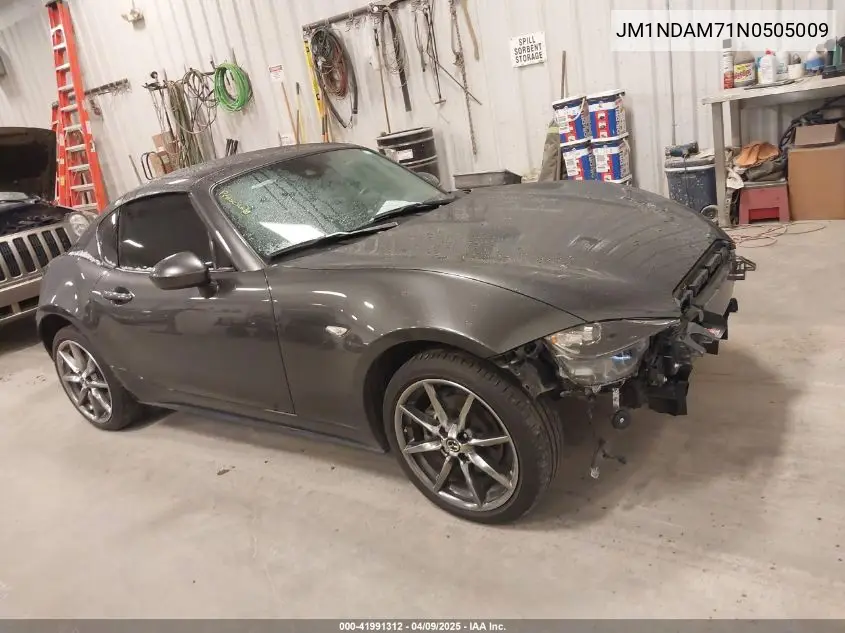 2022 Mazda Mx-5 Miata Rf Grand Touring VIN: JM1NDAM71N0505009 Lot: 41991312