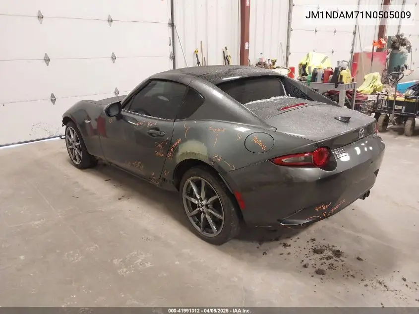 2022 Mazda Mx-5 Miata Rf Grand Touring VIN: JM1NDAM71N0505009 Lot: 41991312