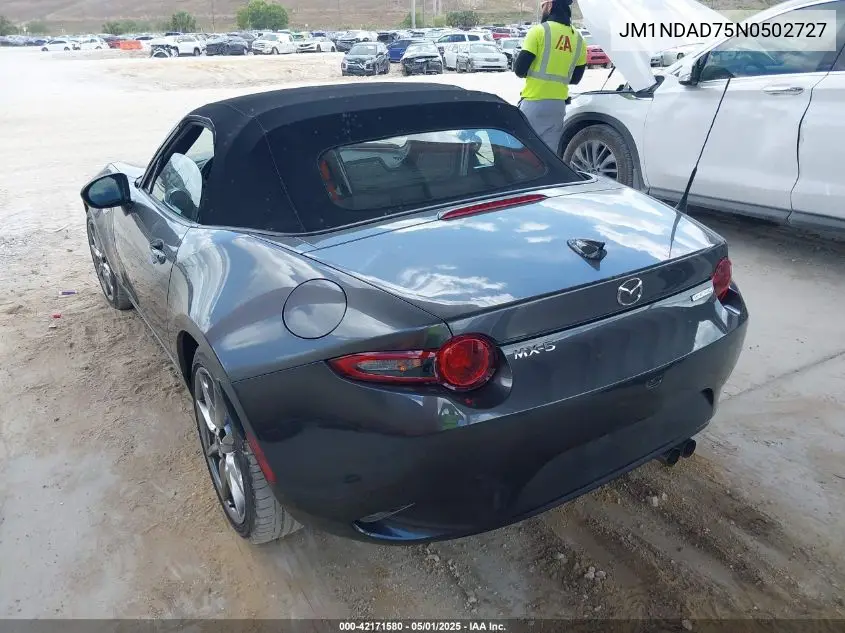 2022 Mazda Mx-5 Miata Grand Touring VIN: JM1NDAD75N0502727 Lot: 42171580