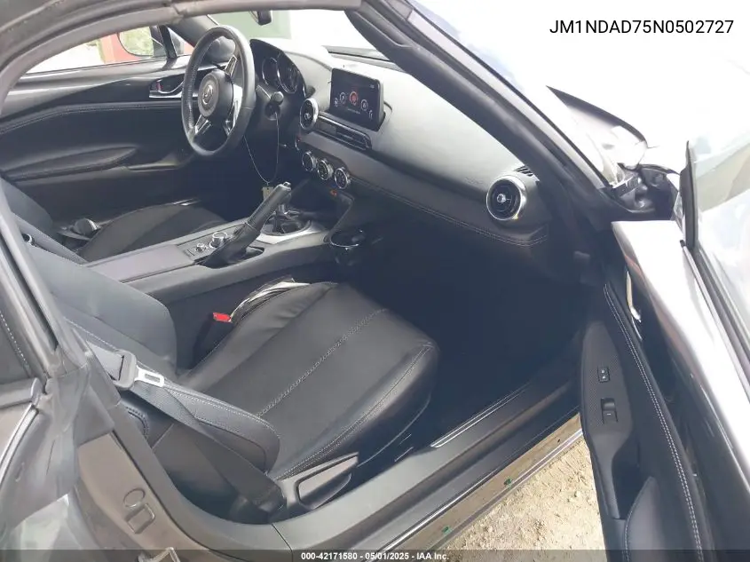 2022 Mazda Mx-5 Miata Grand Touring VIN: JM1NDAD75N0502727 Lot: 42171580