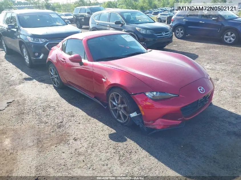 2022 Mazda Mx-5 Miata Rf Grand Touring VIN: JM1NDAM72N0502121 Lot: 42587846