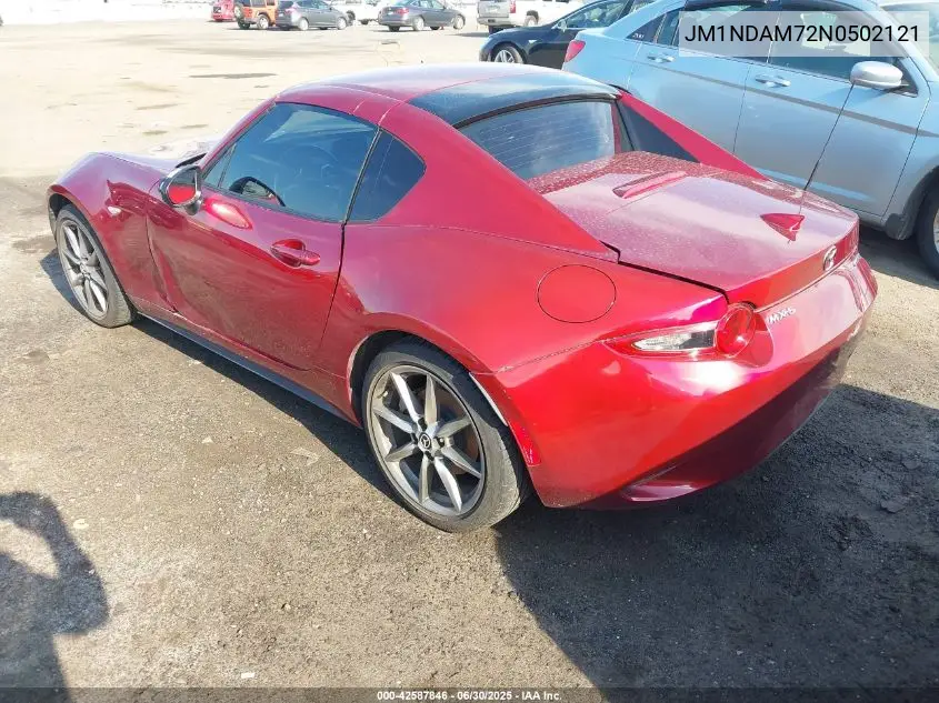 2022 Mazda Mx-5 Miata Rf Grand Touring VIN: JM1NDAM72N0502121 Lot: 42587846