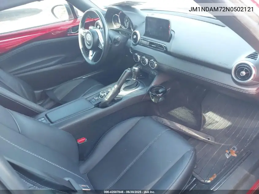 2022 Mazda Mx-5 Miata Rf Grand Touring VIN: JM1NDAM72N0502121 Lot: 42587846