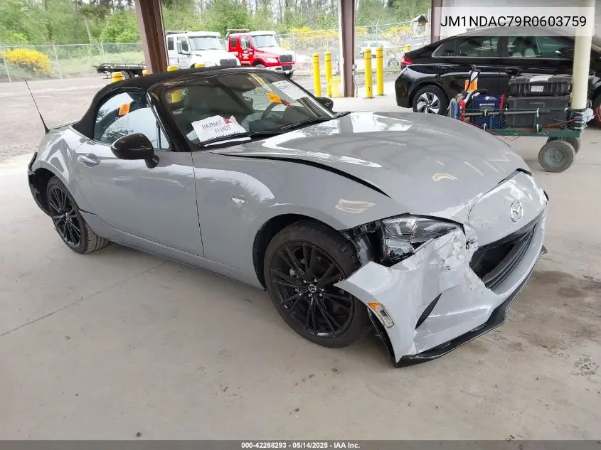 2024 Mazda Mx-5 Miata Club VIN: JM1NDAC79R0603759 Lot: 42268293