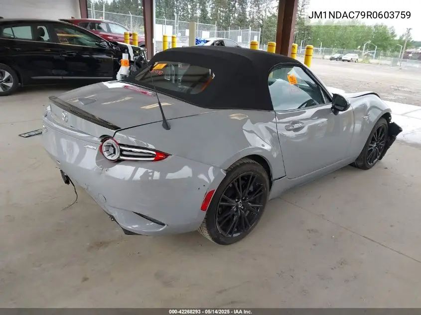 2024 Mazda Mx-5 Miata Club VIN: JM1NDAC79R0603759 Lot: 42268293