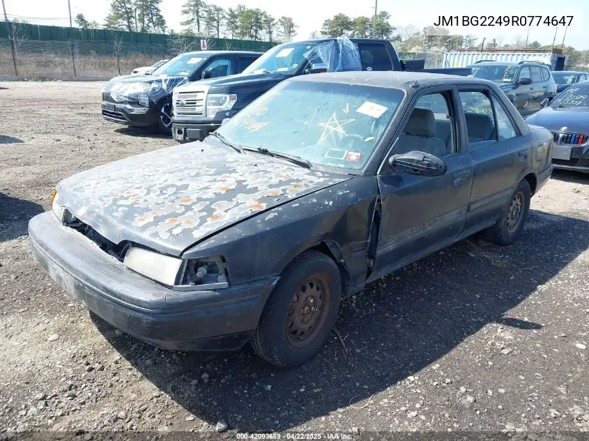 1994 Mazda Protege Dx VIN: JM1BG2249R0774647 Lot: 42093689