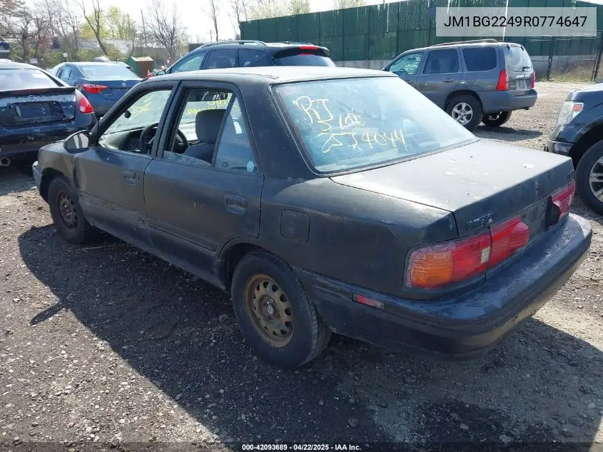 1994 Mazda Protege Dx VIN: JM1BG2249R0774647 Lot: 42093689