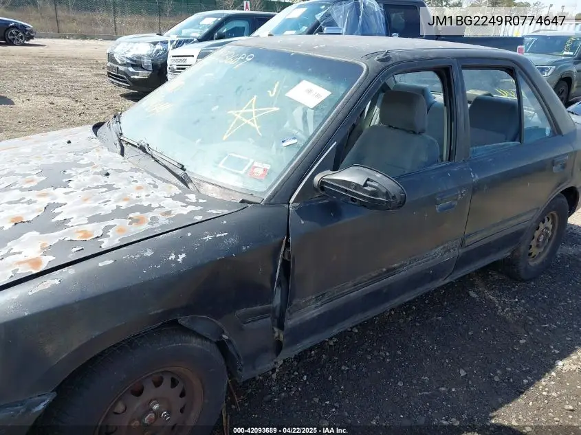 1994 Mazda Protege Dx VIN: JM1BG2249R0774647 Lot: 42093689