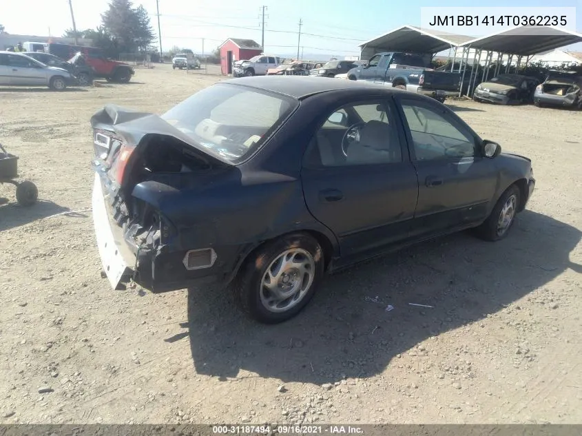 1996 Mazda Protege Dx/Lx/Es VIN: JM1BB1414T0362235 Lot: 31187494