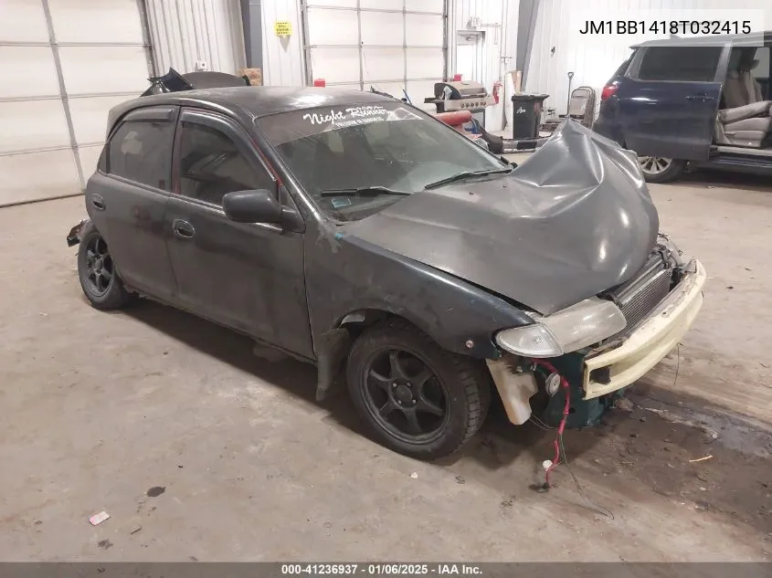 1996 Mazda Protege Dx/Lx/Es VIN: JM1BB1418T032415 Lot: 41236937