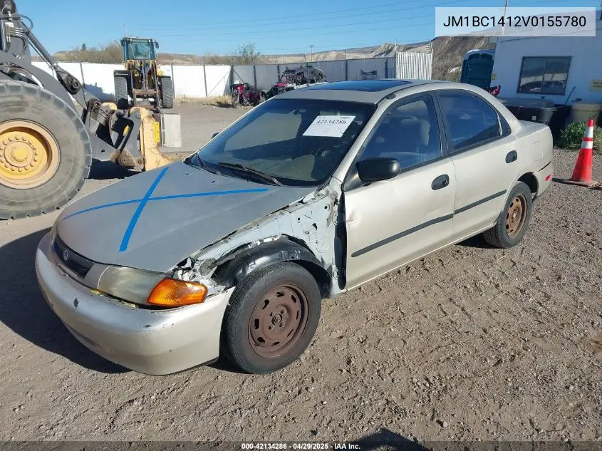 1997 Mazda Protege Dx/Lx VIN: JM1BC1412V0155780 Lot: 42134286
