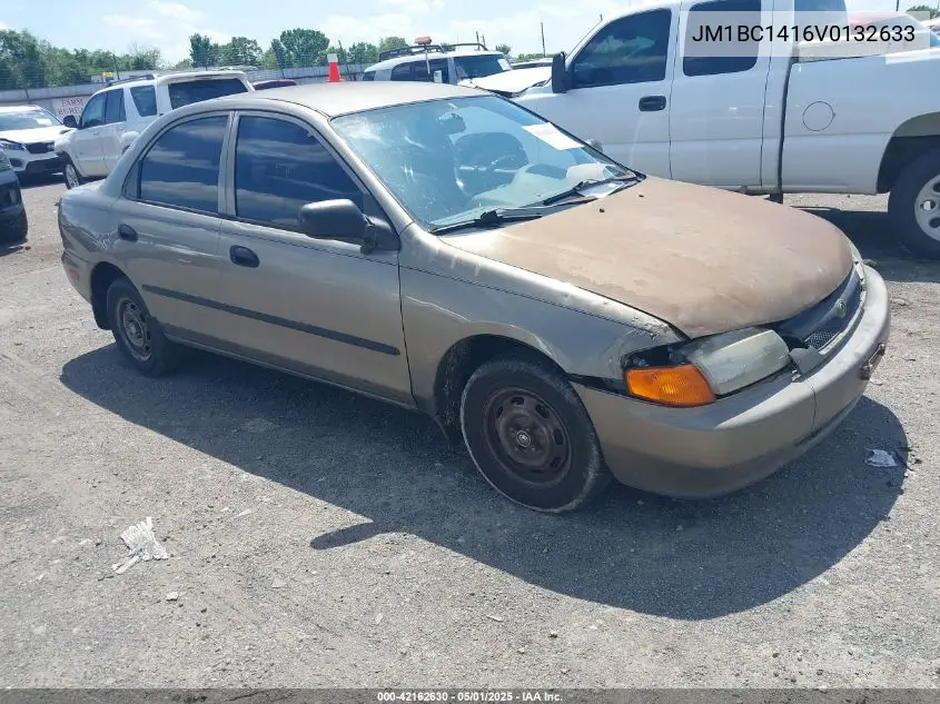 1997 Mazda Protege Dx/Lx VIN: JM1BC1416V0132633 Lot: 42162630