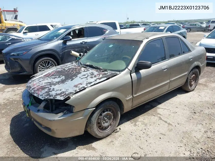 1999 Mazda Protege Dx/Lx VIN: JM1BJ2223X0123706 Lot: 41854830