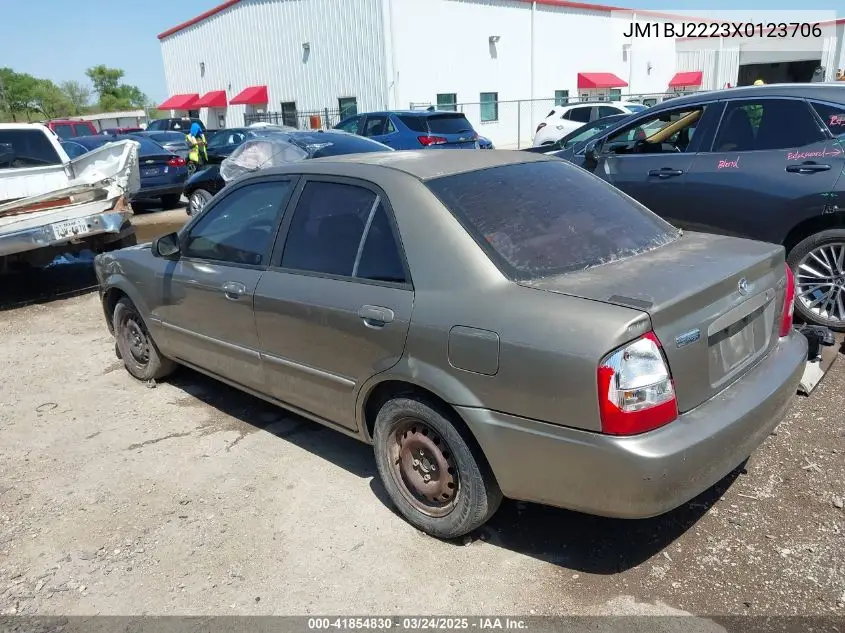 1999 Mazda Protege Dx/Lx VIN: JM1BJ2223X0123706 Lot: 41854830