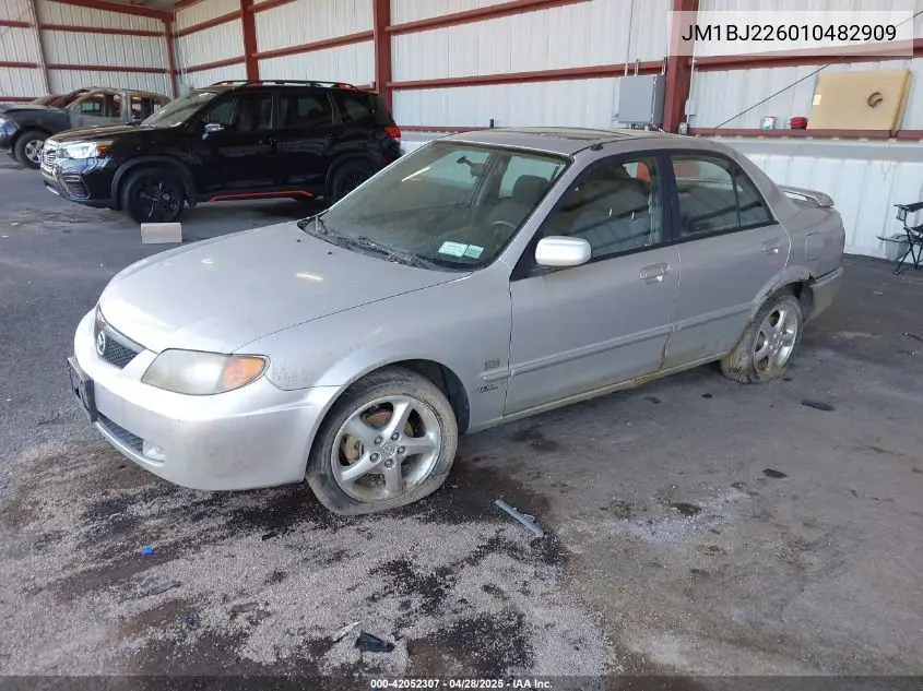 2001 Mazda Protege Es/Lx VIN: JM1BJ226010482909 Lot: 42052307