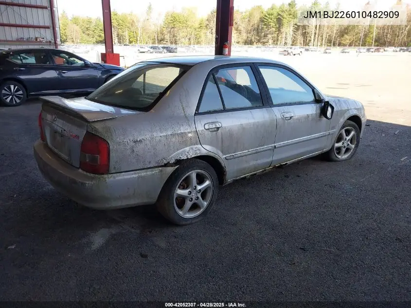 2001 Mazda Protege Es/Lx VIN: JM1BJ226010482909 Lot: 42052307