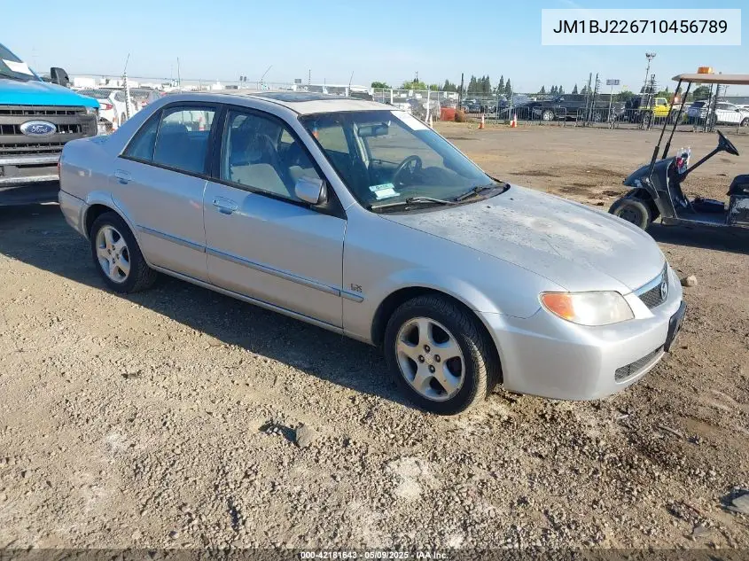 2001 Mazda Protege Es/Lx VIN: JM1BJ226710456789 Lot: 42181643