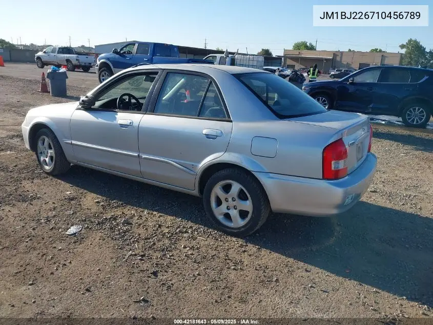 2001 Mazda Protege Es/Lx VIN: JM1BJ226710456789 Lot: 42181643