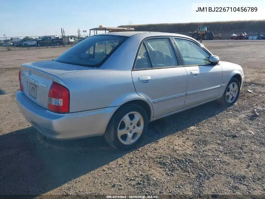 2001 Mazda Protege Es/Lx VIN: JM1BJ226710456789 Lot: 42181643