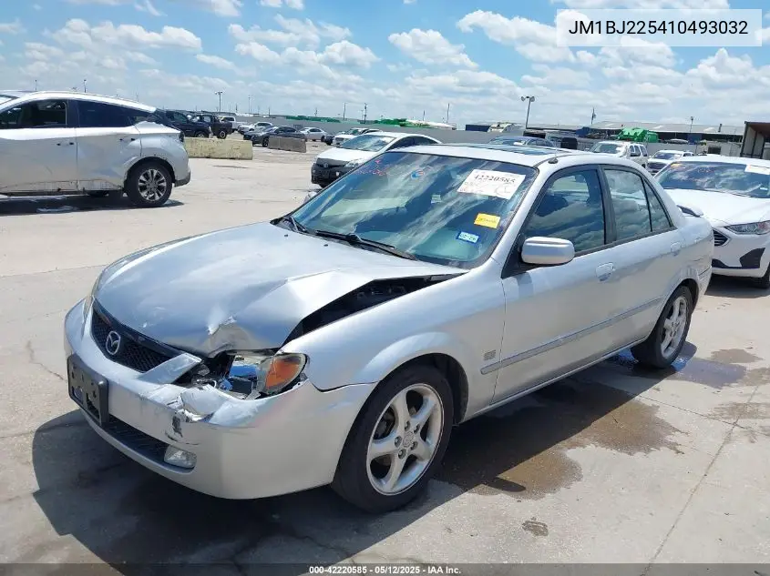 2001 Mazda Protege Es/Lx VIN: JM1BJ225410493032 Lot: 42220585