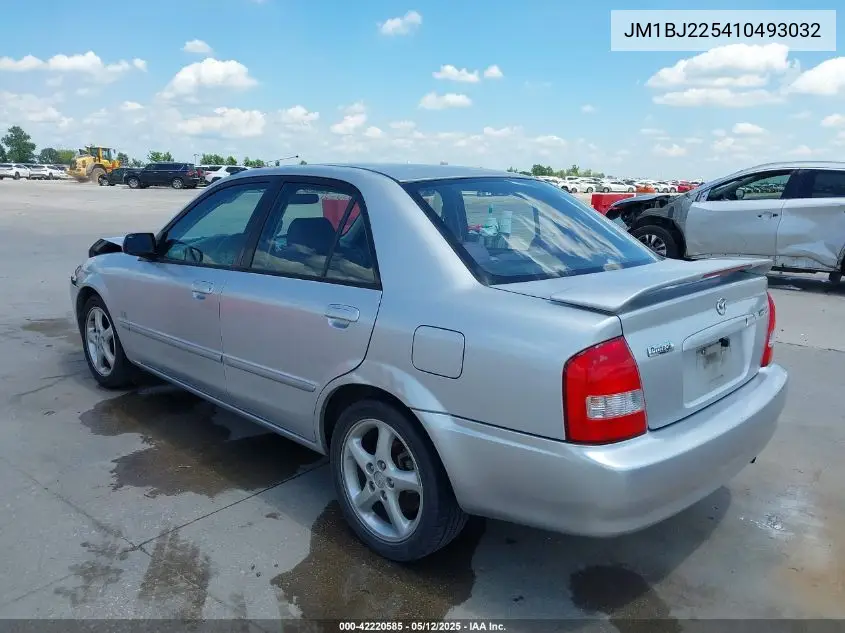 2001 Mazda Protege Es/Lx VIN: JM1BJ225410493032 Lot: 42220585