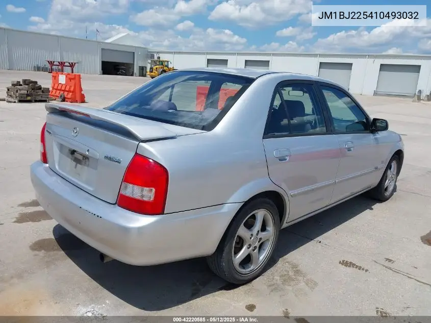 2001 Mazda Protege Es/Lx VIN: JM1BJ225410493032 Lot: 42220585