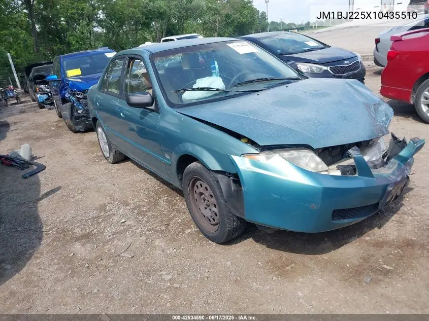 2001 Mazda Protege Es/Lx VIN: JM1BJ225X10435510 Lot: 42534590