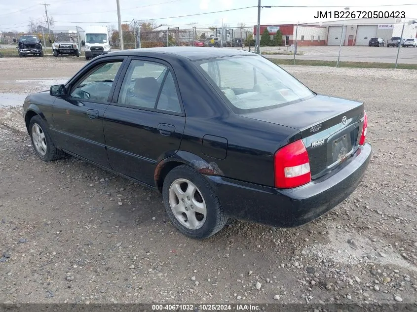 2002 Mazda Protege Dx/Es/Lx VIN: JM1B226720500423 Lot: 40671032