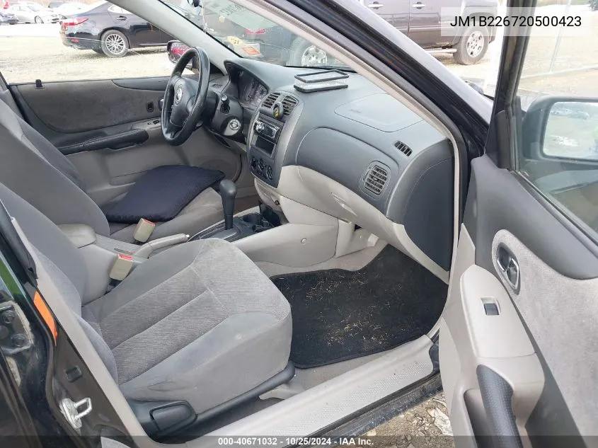 2002 Mazda Protege Dx/Es/Lx VIN: JM1B226720500423 Lot: 40671032