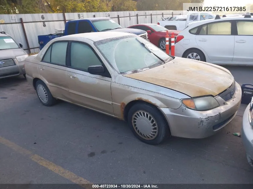 2002 Mazda Protege Dx/Es/Lx VIN: JM1BJ225721617385 Lot: 40723934