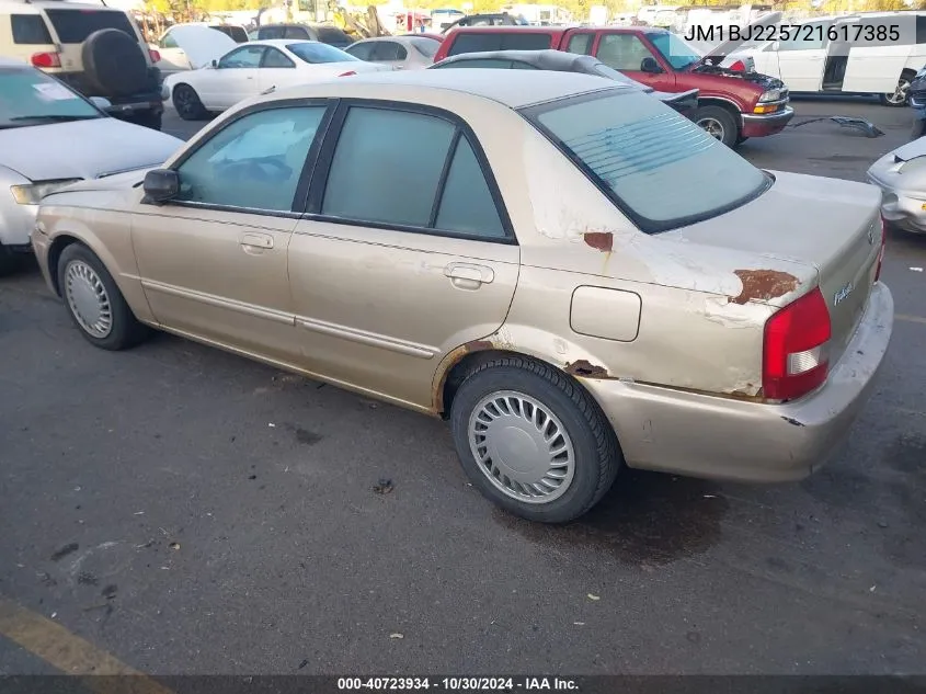 2002 Mazda Protege Dx/Es/Lx VIN: JM1BJ225721617385 Lot: 40723934