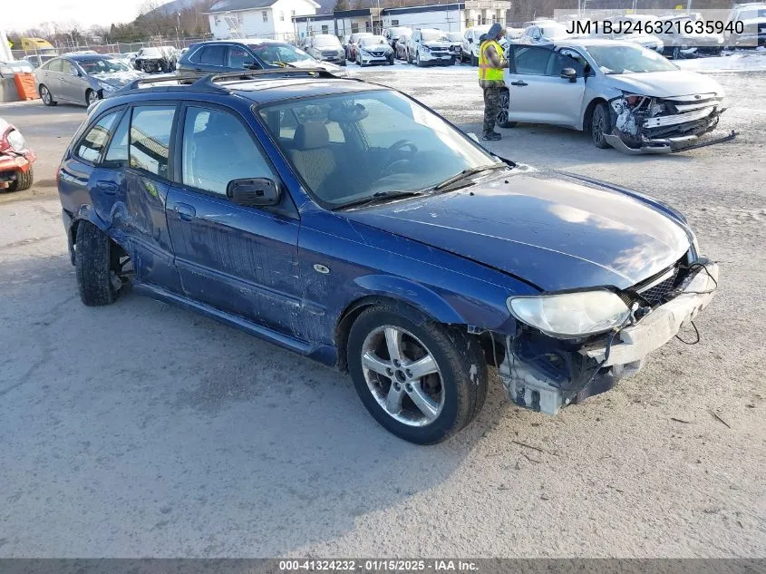 2002 Mazda Protege5 VIN: JM1BJ246321635940 Lot: 41324232
