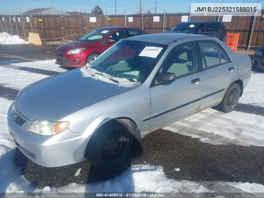 2002 Mazda Protege Dx/Es/Lx VIN: JM1BJ225321588015 Lot: 41409015