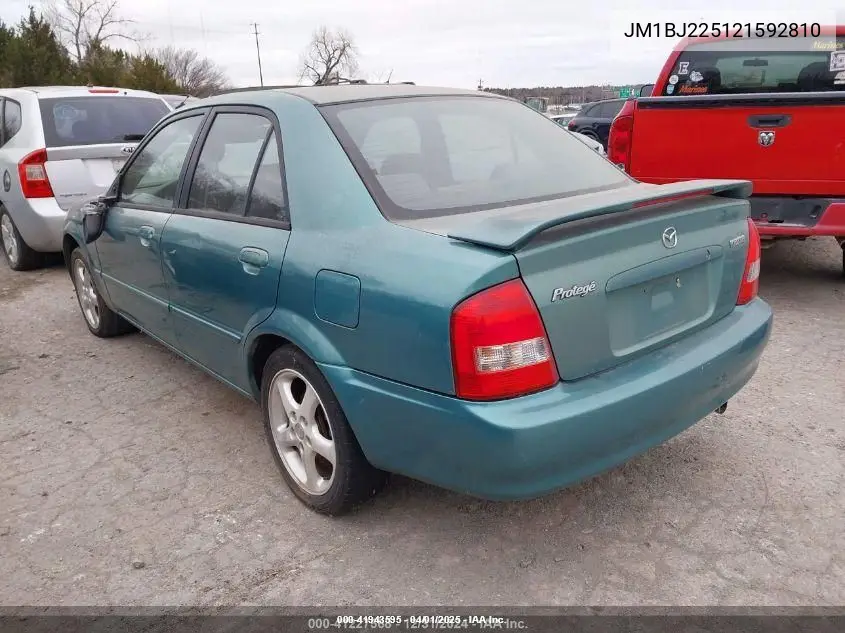 2002 Mazda Protege Dx/Es/Lx VIN: JM1BJ225121592810 Lot: 41943595