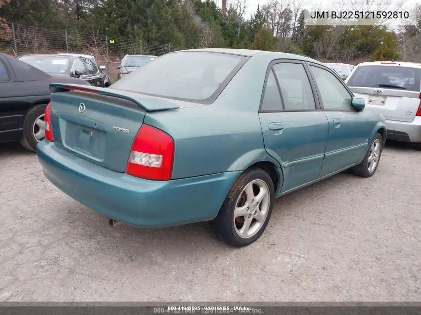 2002 Mazda Protege Dx/Es/Lx VIN: JM1BJ225121592810 Lot: 41943595