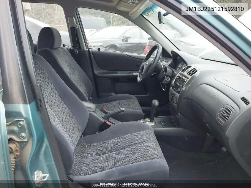 2002 Mazda Protege Dx/Es/Lx VIN: JM1BJ225121592810 Lot: 41943595