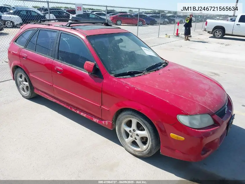 2002 Mazda Protege5 VIN: JM1BJ246721565634 Lot: 41984727