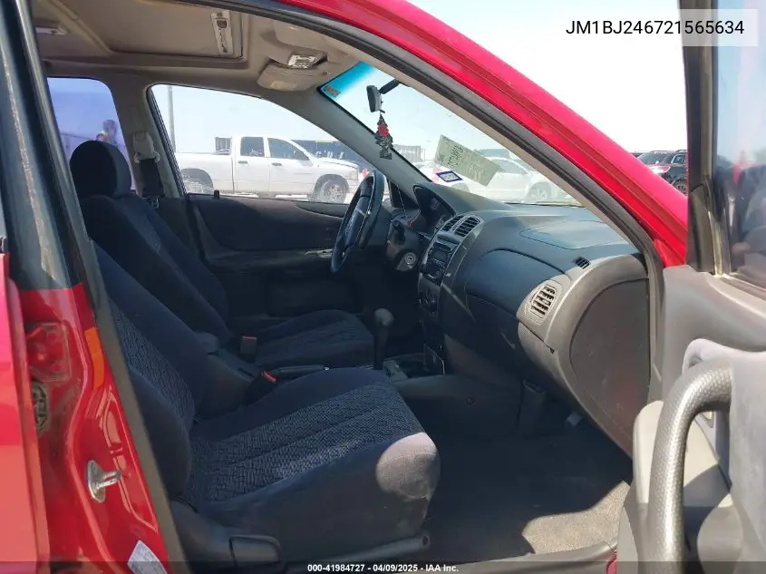 2002 Mazda Protege5 VIN: JM1BJ246721565634 Lot: 41984727